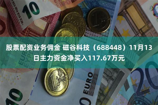 股票配资业务佣金 磁谷科技（688448）11月13日主力资金净买入117.67万元