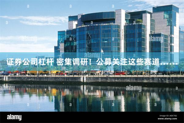 证券公司杠杆 密集调研！公募关注这些赛道……
