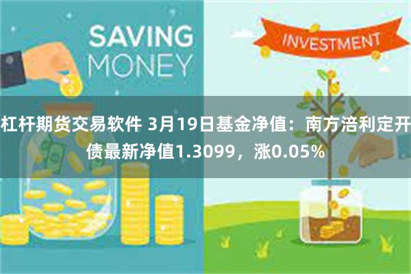 杠杆期货交易软件 3月19日基金净值：南方涪利定开债最新净值1.3099，涨0.05%