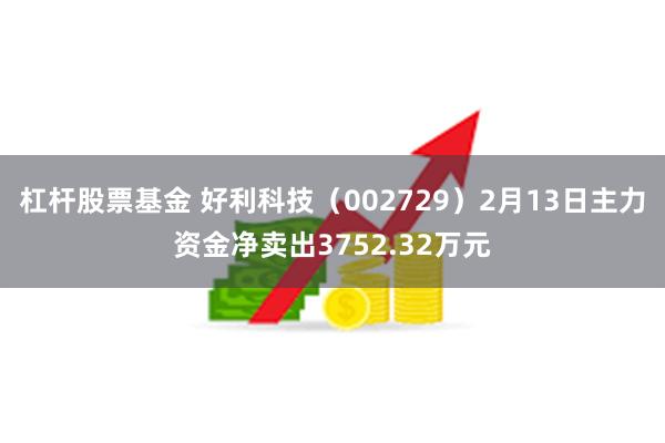 杠杆股票基金 好利科技（002729）2月13日主力资金净卖出3752.32万元