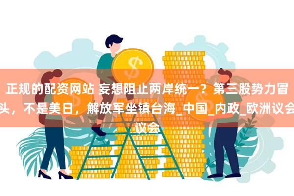 正规的配资网站 妄想阻止两岸统一？第三股势力冒头，不是美日，解放军坐镇台海_中国_内政_欧洲议会