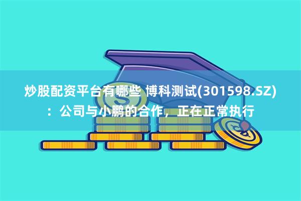 炒股配资平台有哪些 博科测试(301598.SZ)：公司与小鹏的合作，正在正常执行