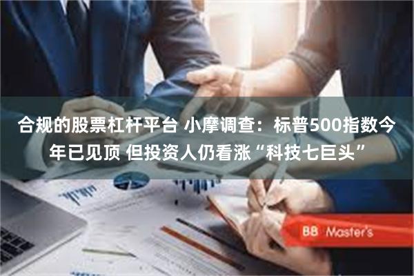 合规的股票杠杆平台 小摩调查：标普500指数今年已见顶 但投资人仍看涨“科技七巨头”